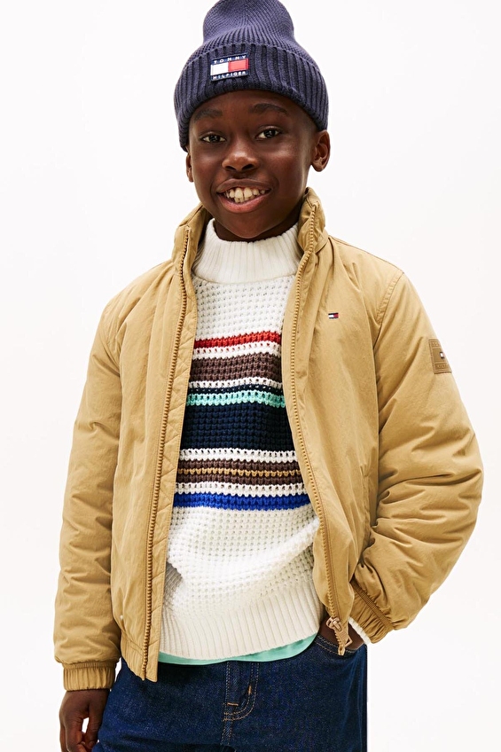 Tommy Hilfiger Erkek Çocuk Ceket KB0KB09852 Bej Tommy Hilfiger Erkek Çocuk Ceket KB0KB09852 Bej