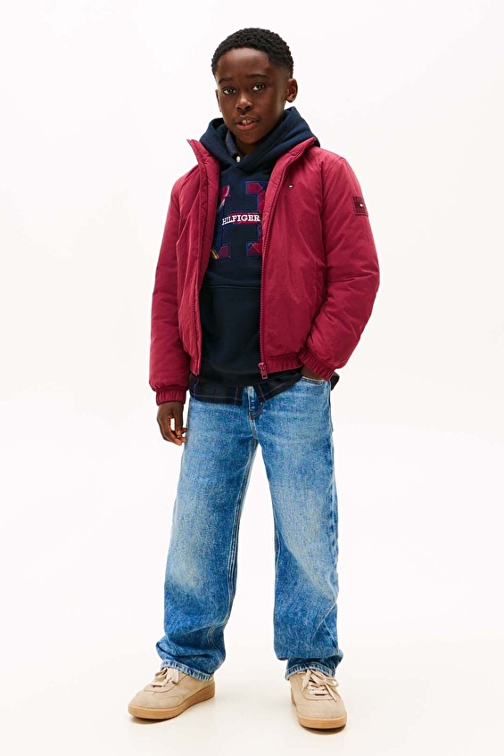 Tommy Hilfiger Erkek Çocuk Ceket KB0KB09852 Kırmızı Tommy Hilfiger Erkek Çocuk Ceket KB0KB09852 Kırmızı