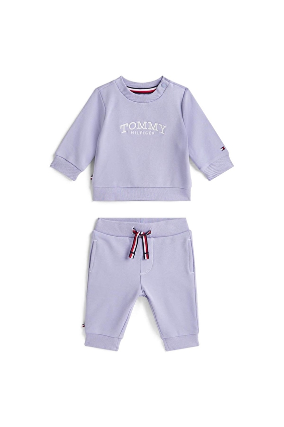 Tommy Hilfiger Bebek Set KN0KN02162 Lila Tommy Hilfiger Bebek Set KN0KN02162 Lila