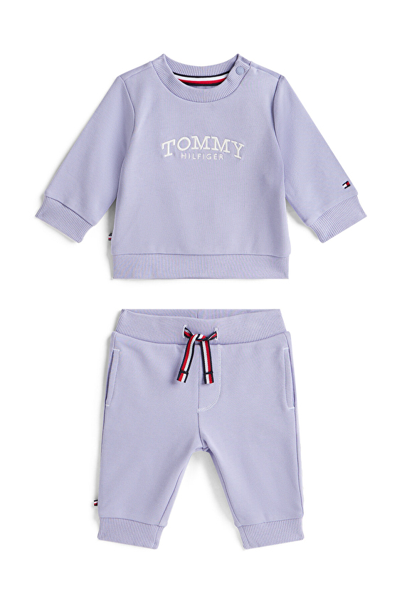 Tommy Hilfiger Bebek Set KN0KN02162 Mavi Tommy Hilfiger Bebek Set KN0KN02162 Mavi