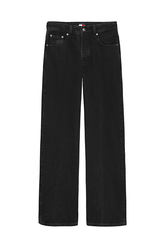 Tommy Jeans Kadın Kot Pantolon DW0DW22525 Siyah Tommy Jeans Kadın Kot Pantolon DW0DW22525 Siyah