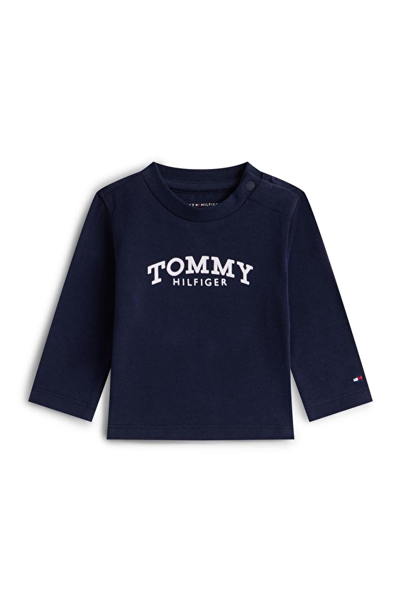 Tommy Hilfiger Bebek Tişört KN0KN02147 Lacivert Tommy Hilfiger Bebek Tişört KN0KN02147 Lacivert