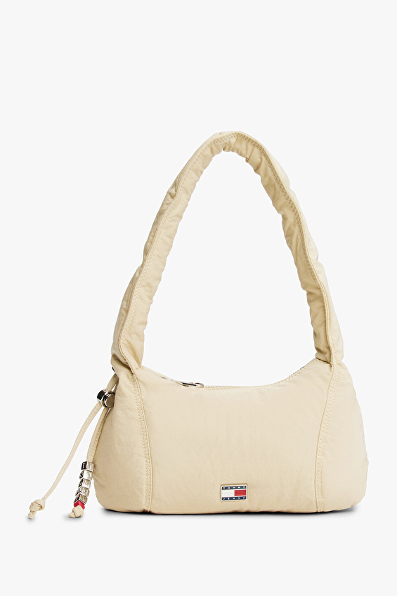 Tommy Jeans Kadın Omuz Çantası AW0AW18068ABY Bej Tommy Jeans Kadın Omuz Çantası AW0AW18068ABY Bej