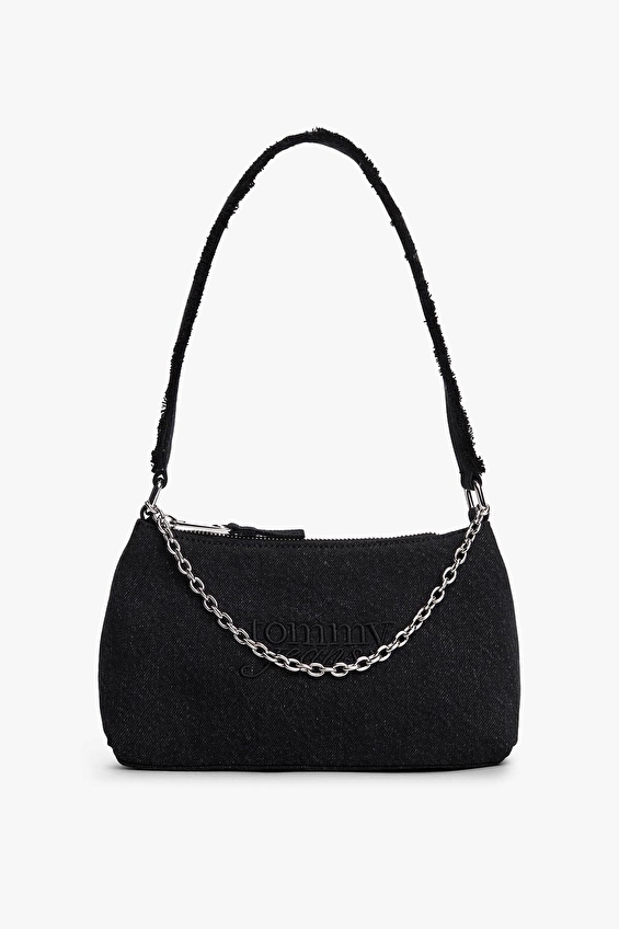 Tommy Jeans Kadın Omuz Çantası AW0AW180831BZ Siyah Tommy Jeans Kadın Omuz Çantası AW0AW180831BZ Siyah