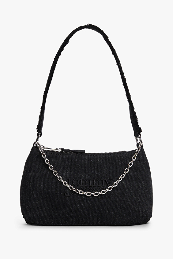 Tommy Jeans Kadın Omuz Çantası AW0AW180831BZ Siyah Tommy Jeans Kadın Omuz Çantası AW0AW180831BZ Siyah