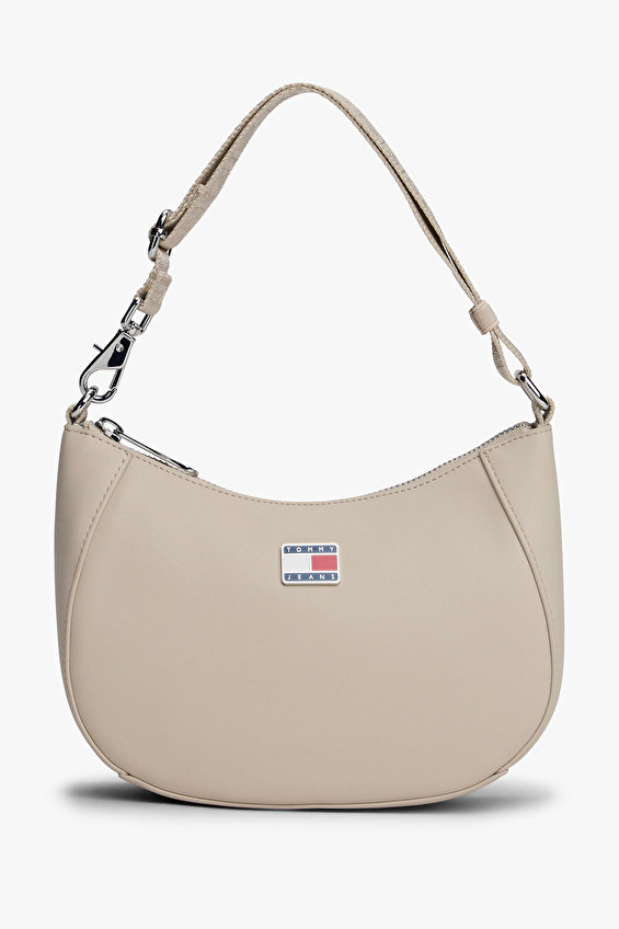 Tommy Jeans Kadın Omuz Çantası AW0AW18064ABY Bej Tommy Jeans Kadın Omuz Çantası AW0AW18064ABY Bej