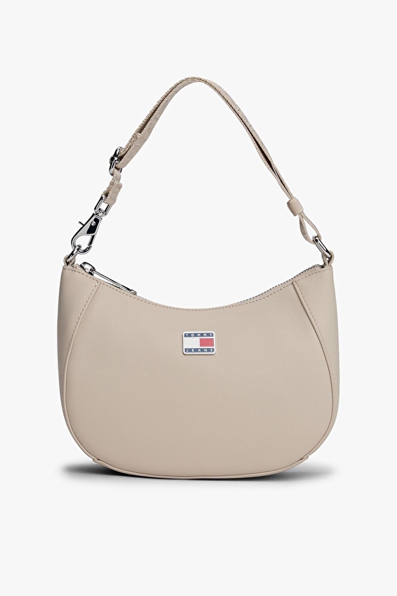 Tommy Jeans Kadın Omuz Çantası AW0AW18064ABY Bej Tommy Jeans Kadın Omuz Çantası AW0AW18064ABY Bej