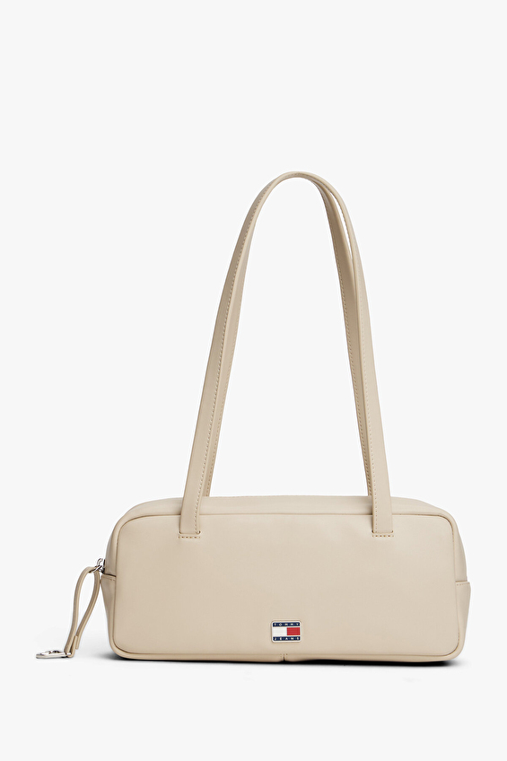 Tommy Jeans Kadın Omuz Çantası AW0AW18075ABY Bej Tommy Jeans Kadın Omuz Çantası AW0AW18075ABY Bej