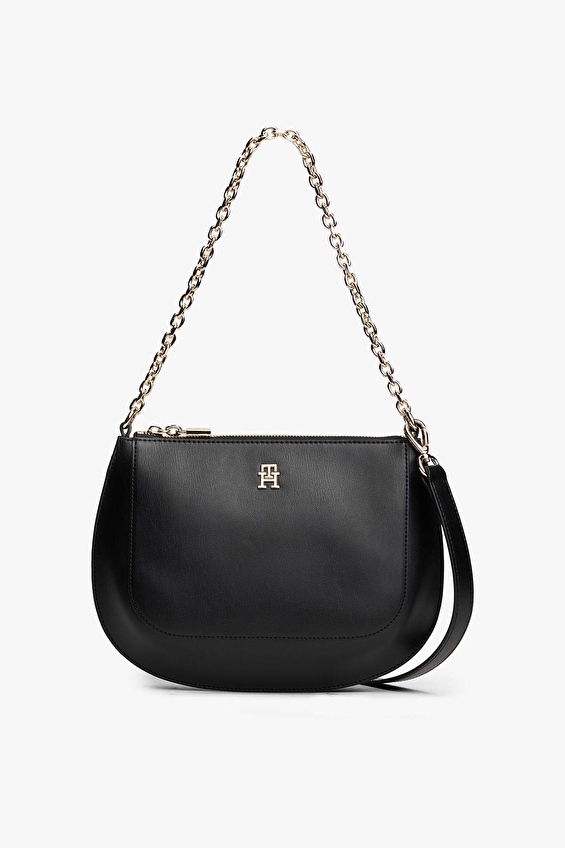 Tommy Hilfiger Kadın Çapraz Çanta AW0AW18143BDS Siyah Tommy Hilfiger Kadın Çapraz Çanta AW0AW18143BDS Siyah
