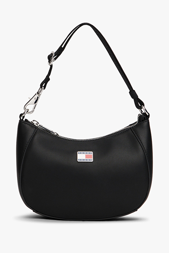 Tommy Jeans Kadın Omuz Çantası AW0AW18064BDS Siyah Tommy Jeans Kadın Omuz Çantası AW0AW18064BDS Siyah