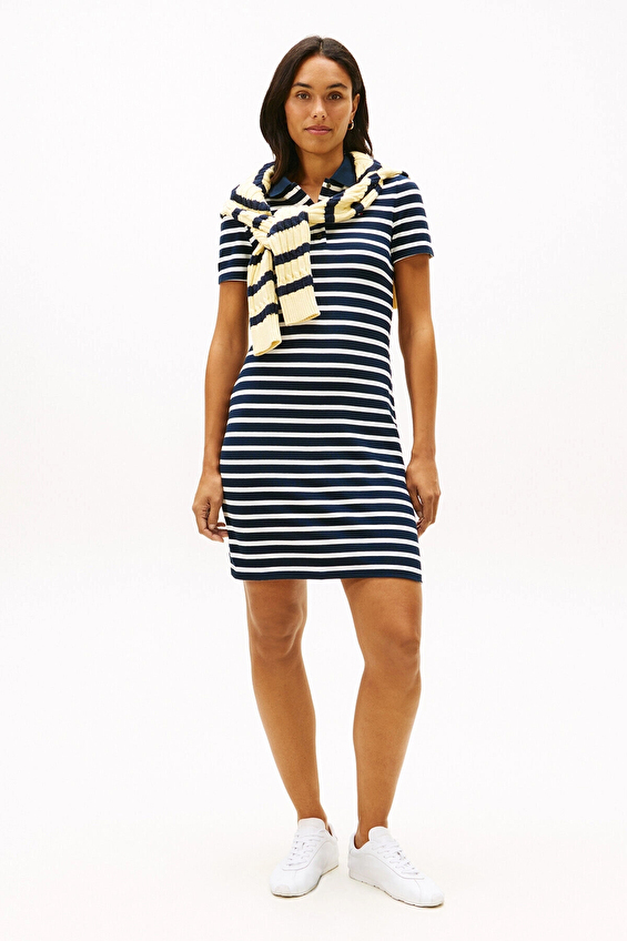 Tommy Hilfiger Kadın Elbise WW0WW43228 Mavi Tommy Hilfiger Kadın Elbise WW0WW43228 Mavi