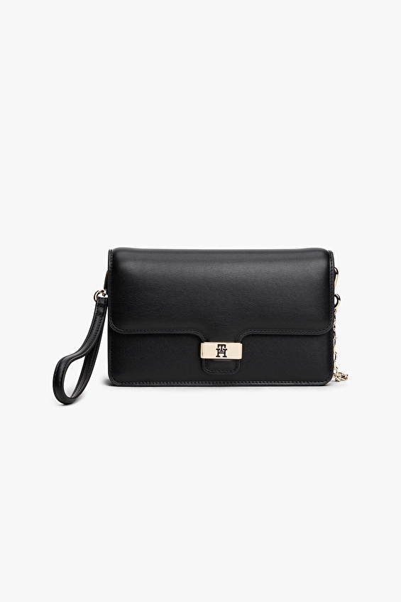 Tommy Hilfiger Kadın El Çantası AW0AW18288BDS Siyah Tommy Hilfiger Kadın El Çantası AW0AW18288BDS Siyah