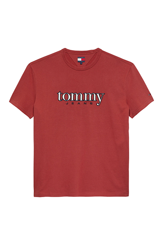 Tommy Jeans Erkek Tişört DM0DM22719 Kırmızı Tommy Jeans Erkek Tişört DM0DM22719 Kırmızı