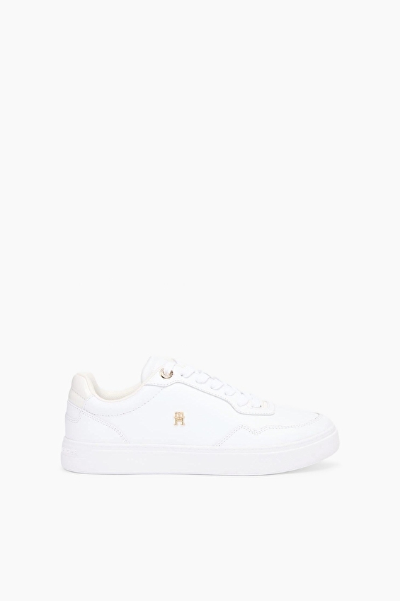 Tommy Hilfiger Kadın Casual Cupsole Ayakkabı FW0FW090220LE Beyaz
