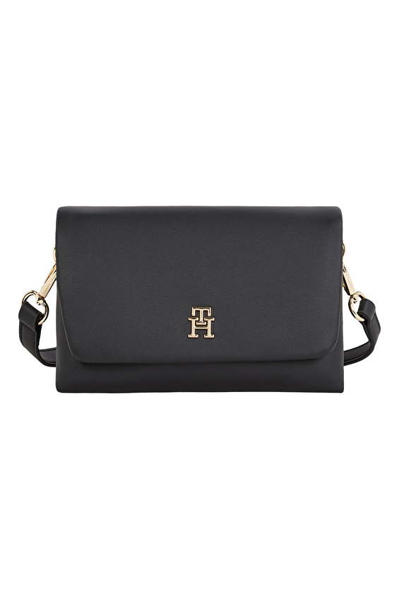 Tommy Hilfiger Kadın Çapraz Çanta AW0AW17698BDS Siyah Tommy Hilfiger Kadın Çapraz Çanta AW0AW17698BDS Siyah