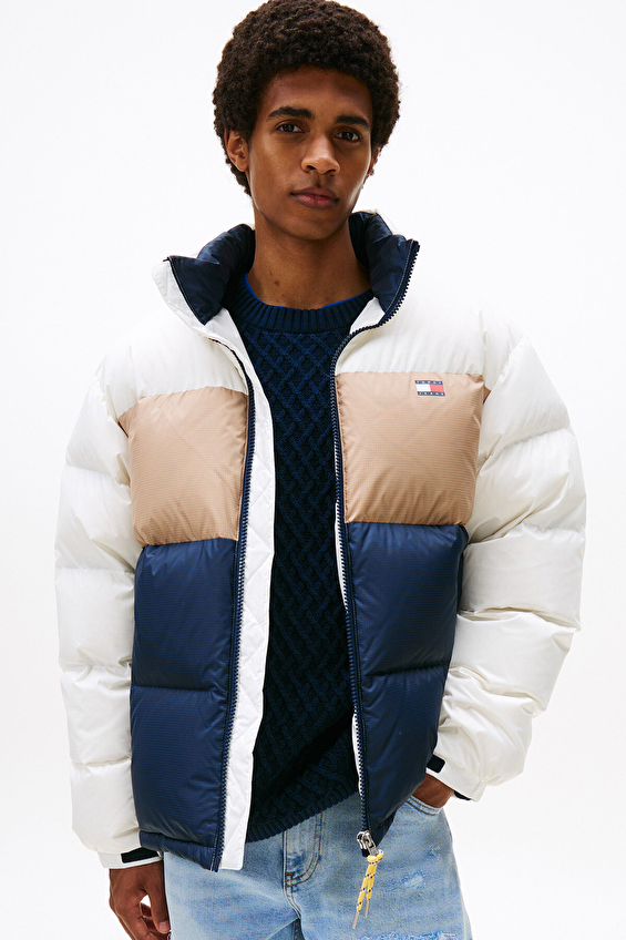 Tommy Jeans Erkek Ceket DM0DM22117 Beyaz Tommy Jeans Erkek Ceket DM0DM22117 Beyaz