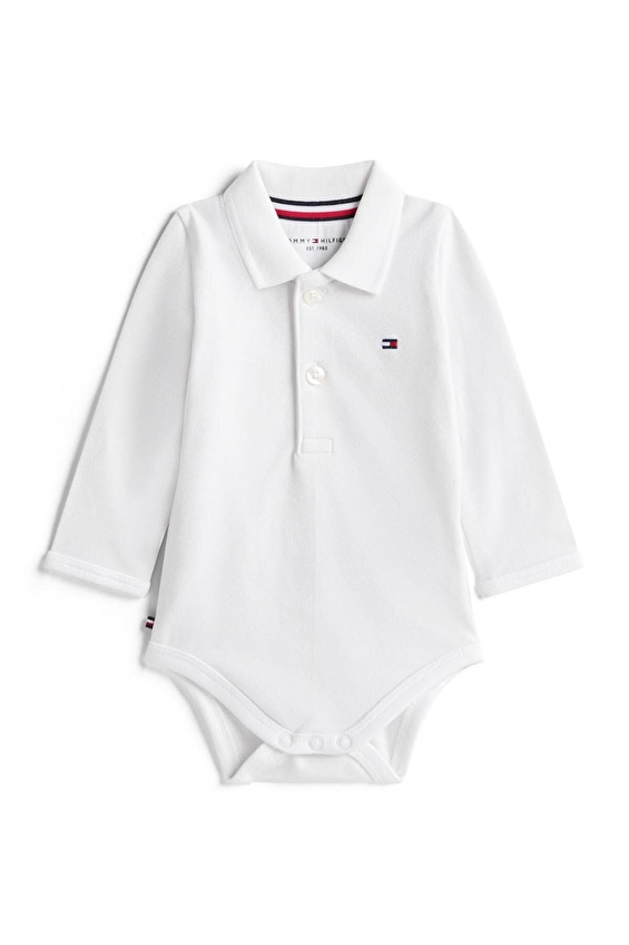Tommy Hilfiger Bebek Set KN0KN02075 Beyaz Tommy Hilfiger Bebek Set KN0KN02075 Beyaz