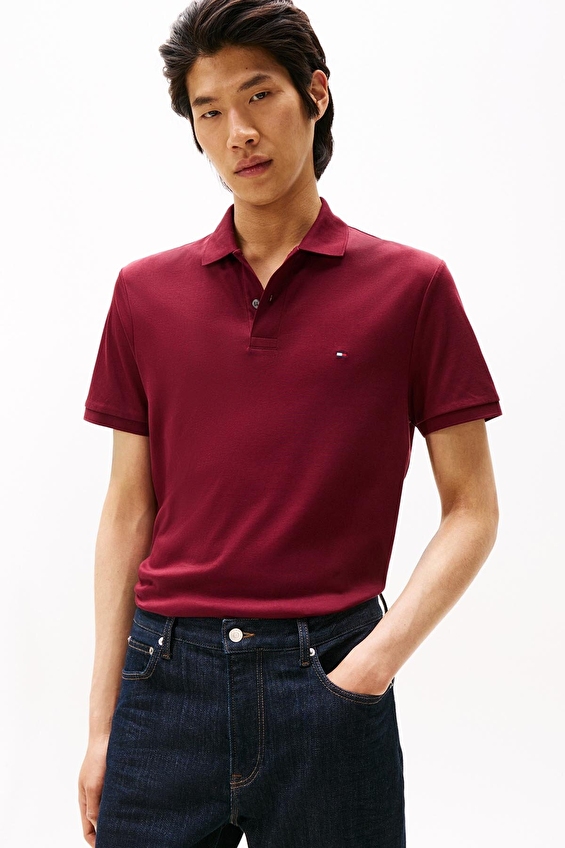 Tommy Hilfiger Erkek Tişört MW0MW39994 Mor Tommy Hilfiger Erkek Tişört MW0MW39994 Mor