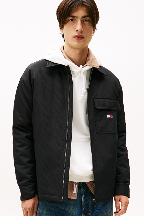 Tommy Jeans Erkek Ceket DM0DM22018 Siyah Tommy Jeans Erkek Ceket DM0DM22018 Siyah