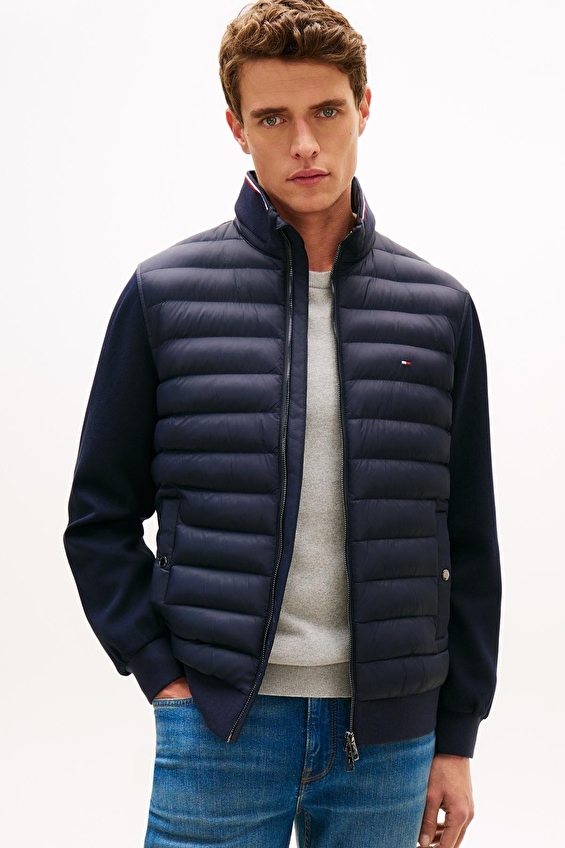 Tommy Hilfiger Erkek Sweatshirt MW0MW41329 Mavi Tommy Hilfiger Erkek Sweatshirt MW0MW41329 Mavi