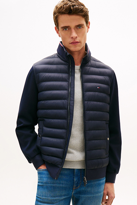 Tommy Hilfiger Erkek Sweatshirt MW0MW41329 Mavi Tommy Hilfiger Erkek Sweatshirt MW0MW41329 Mavi