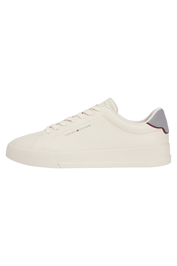 Tommy Hilfiger Erkek Court Lth Detail Ess Ayakkabı FM0FM053670F4 Bej Tommy Hilfiger Erkek Court Lth Detail Ess Ayakkabı FM0FM053670F4 Bej