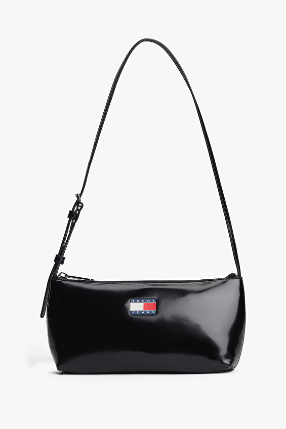 Tommy Jeans Kadın Omuz Çantası AW0AW17866BDS Siyah Tommy Jeans Kadın Omuz Çantası AW0AW17866BDS Siyah