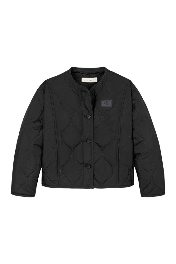 Calvin Klein Kız Çocuk Ceket IG0IG03084 Siyah Calvin Klein Kız Çocuk Ceket IG0IG03084 Siyah