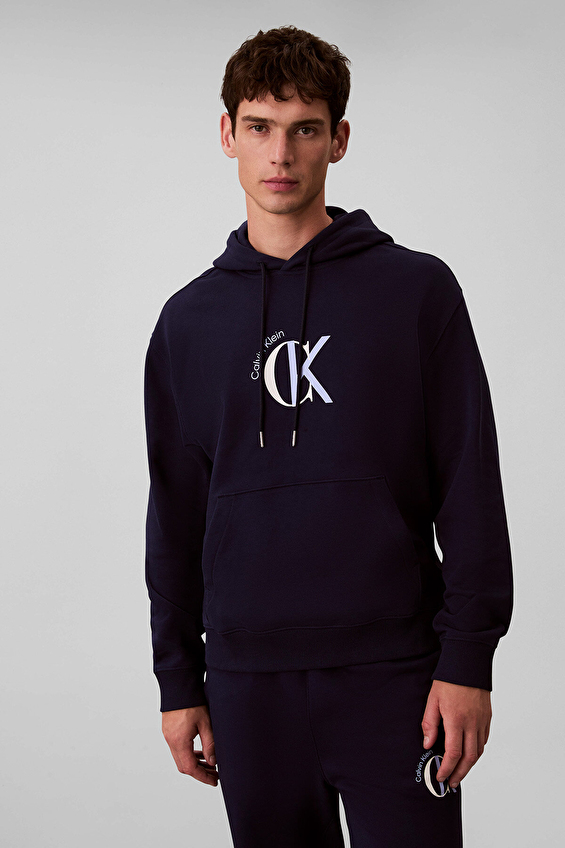 Calvin Klein Jeans Erkek Sweatshirt LV04RE255G Mor Calvin Klein Jeans Erkek Sweatshirt LV04RE255G Mor