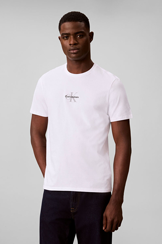 Calvin Klein Jeans Regular Fit Erkek Tişört LV04RB866G Beyaz Calvin Klein Jeans Regular Fit Erkek Tişört LV04RB866G Beyaz