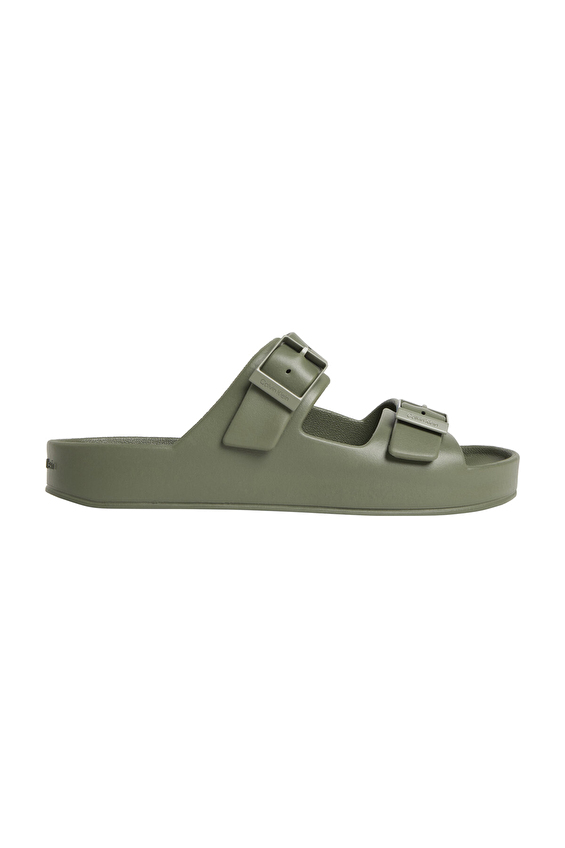 Calvin Klein Erkek Ergon EVA Double Bar Sandal Sandalet HM0HM02116LDI Yeşil Calvin Klein Erkek Ergon EVA Double Bar Sandal Sandalet HM0HM02116LDI Yeşil
