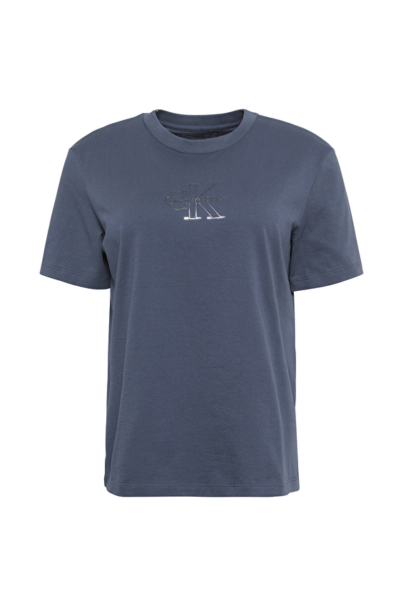 Calvin Klein Jeans Kadın Tişört LV047D873G Gri Calvin Klein Jeans Kadın Tişört LV047D873G Gri