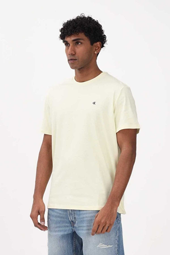 Calvin Klein Jeans Erkek Tişört LV04RD254G Ekru Calvin Klein Jeans Erkek Tişört LV04RD254G Ekru