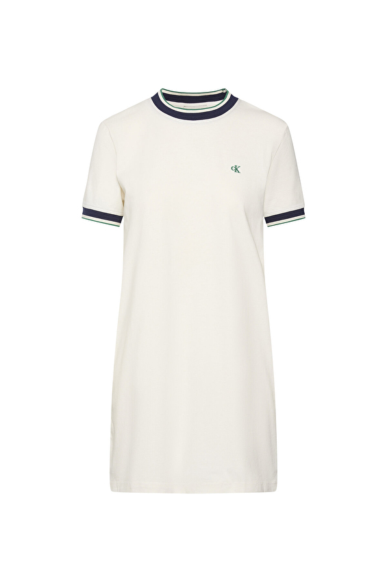 Calvin Klein Jeans Kadın Elbise LV047F248G Beyaz Calvin Klein Jeans Kadın Elbise LV047F248G Beyaz
