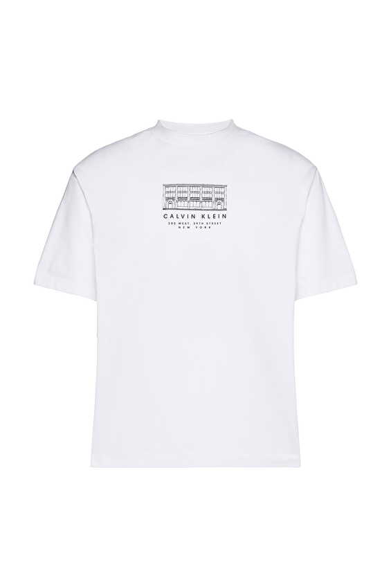 Calvin Klein Jeans Erkek Tişört LV04RF823G Beyaz Calvin Klein Jeans Erkek Tişört LV04RF823G Beyaz