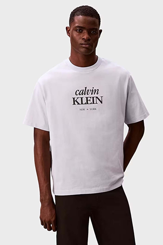 Calvin Klein Jeans Erkek Tişört LV04RF818G Beyaz Calvin Klein Jeans Erkek Tişört LV04RF818G Beyaz