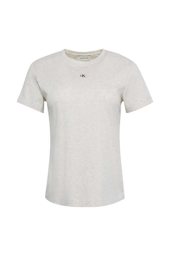 Calvin Klein Jeans Kadın Tişört LV047F227G Gri Calvin Klein Jeans Kadın Tişört LV047F227G Gri