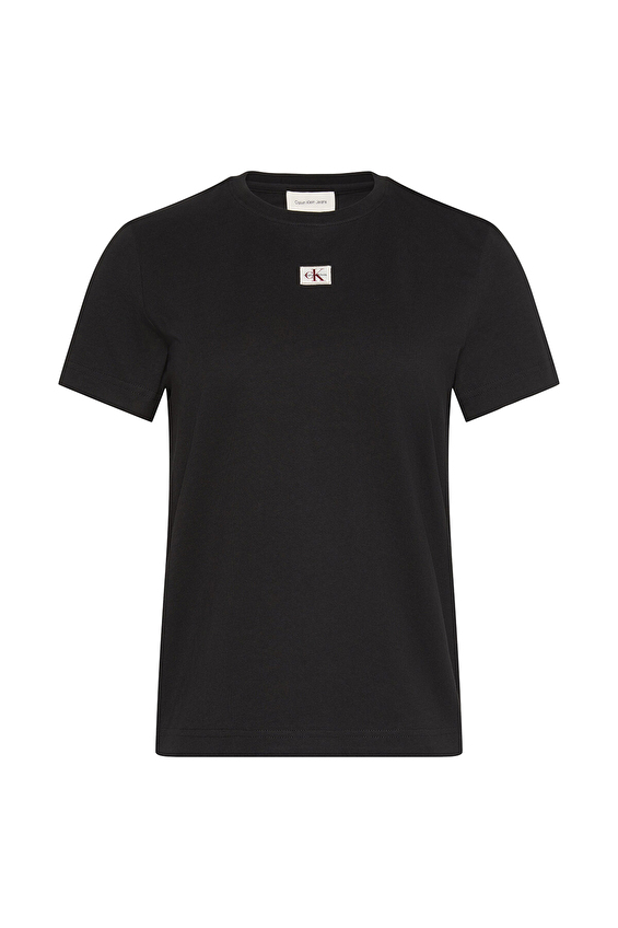 Calvin Klein Jeans Kadın Tişört LV047F227G Siyah Calvin Klein Jeans Kadın Tişört LV047F227G Siyah