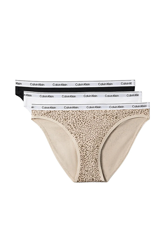 Calvin Klein Kadın 3'lü Külot LV00QD52073RN Mavi