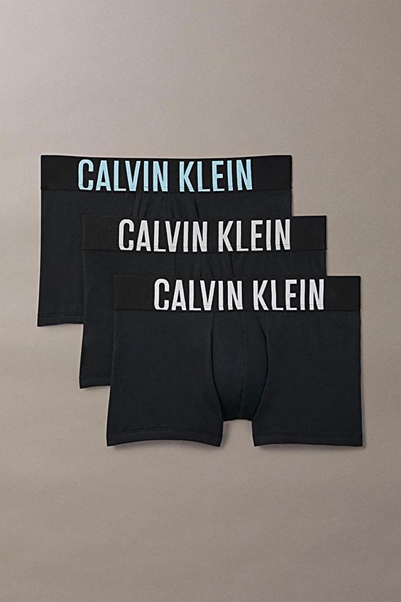 Calvin Klein Erkek 3'lü Boxer 000NB3608A54L Mavi Calvin Klein Erkek 3'lü Boxer 000NB3608A54L Mavi
