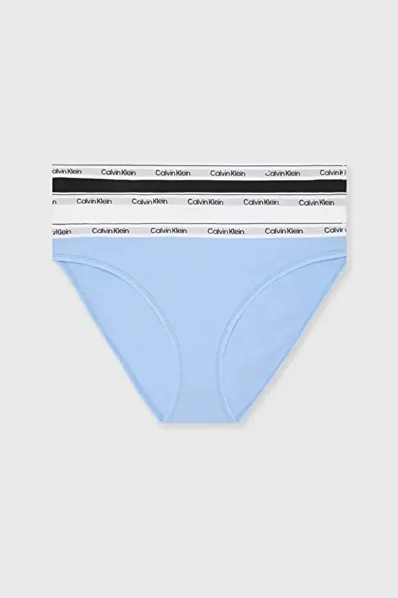 Calvin Klein Kadın 3'lü Külot 000QD5207E Mavi Calvin Klein Kadın 3'lü Külot 000QD5207E Mavi