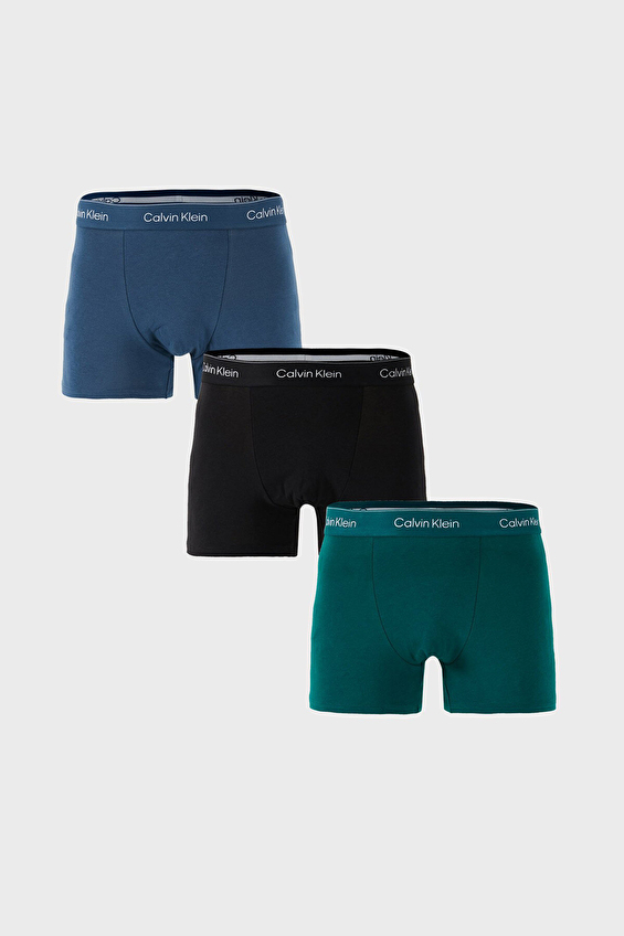 Calvin Klein Erkek 3'lü Boxer LV00NB4286R90 Renkli Calvin Klein Erkek 3'lü Boxer LV00NB4286R90 Renkli