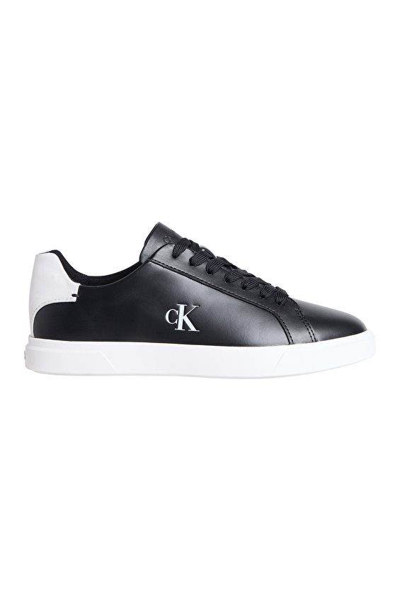 Calvin Klein Kadın Low Pro Cupsole Laceup Lth Moire Ayakkabı HW0HW028450GM Siyah Calvin Klein Kadın Low Pro Cupsole Laceup Lth Moire Ayakkabı HW0HW028450GM Siyah