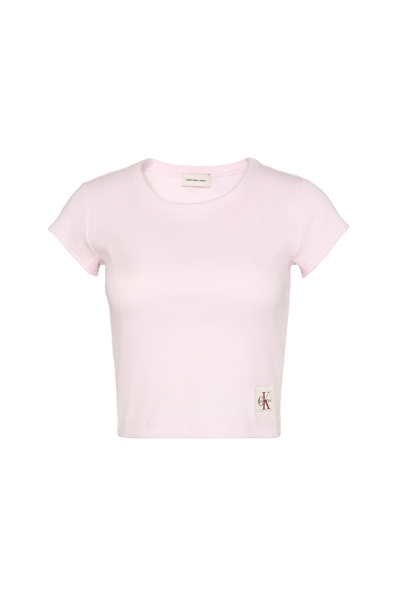 Calvin Klein Jeans Kadın Tişört LV047C200G Pembe Calvin Klein Jeans Kadın Tişört LV047C200G Pembe