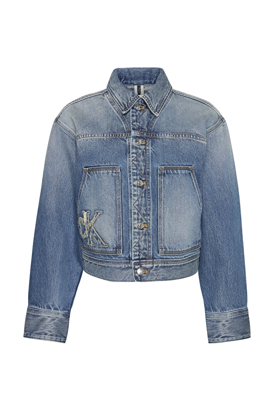 Calvin Klein Jeans Kadın Ceket LV047E906G Mavi Calvin Klein Jeans Kadın Ceket LV047E906G Mavi