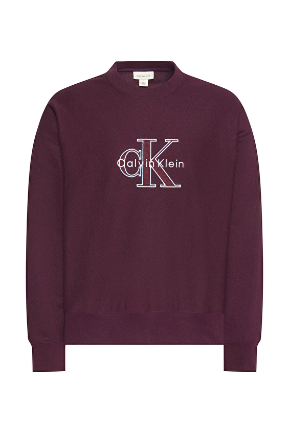 Calvin Klein Jeans Erkek Sweatshirt LV04RE200G Mor Calvin Klein Jeans Erkek Sweatshirt LV04RE200G Mor
