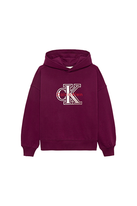 Calvin Klein Kız Çocuk Sweat IG0IG03068 Bordo