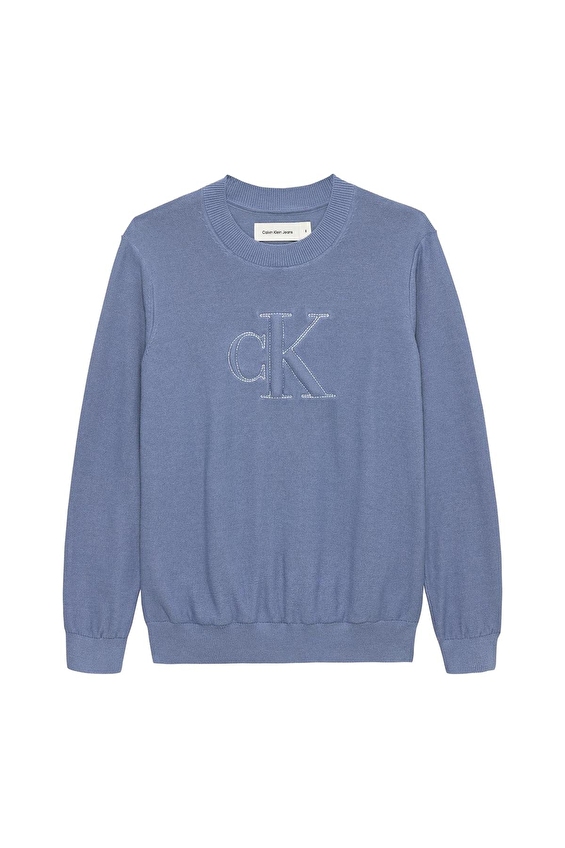 Calvin Klein Erkek Çocuk Triko IB0IB02623 Mavi Calvin Klein Erkek Çocuk Triko IB0IB02623 Mavi