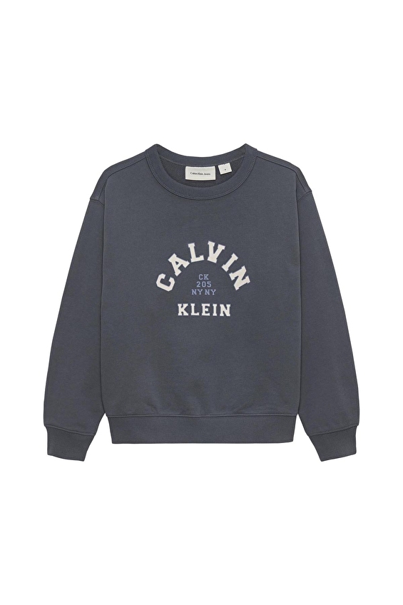 Calvin Klein Erkek Çocuk Sweat IB0IB02619 Gri