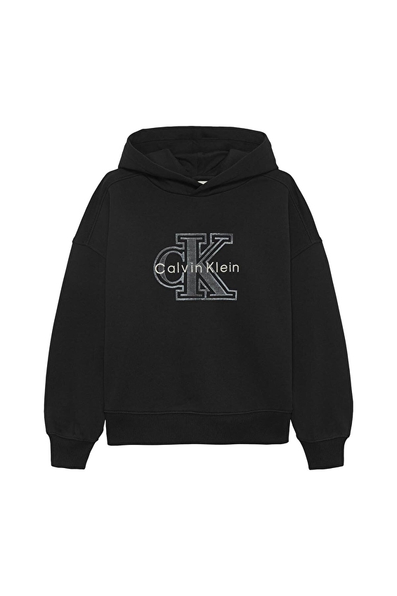 Calvin Klein Kız Çocuk Sweat IG0IG03068 Siyah